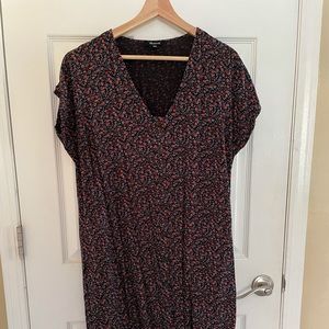 Madewell Midi Button Front Dress